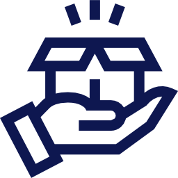 Ícone de Entrega com pontualidade e eficiência